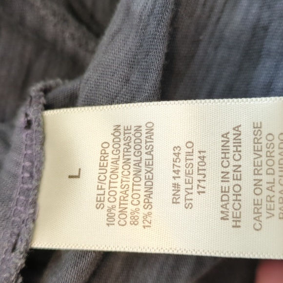 Love and promises distress t-shirt charcoal gray size large - Picture 4 of 4